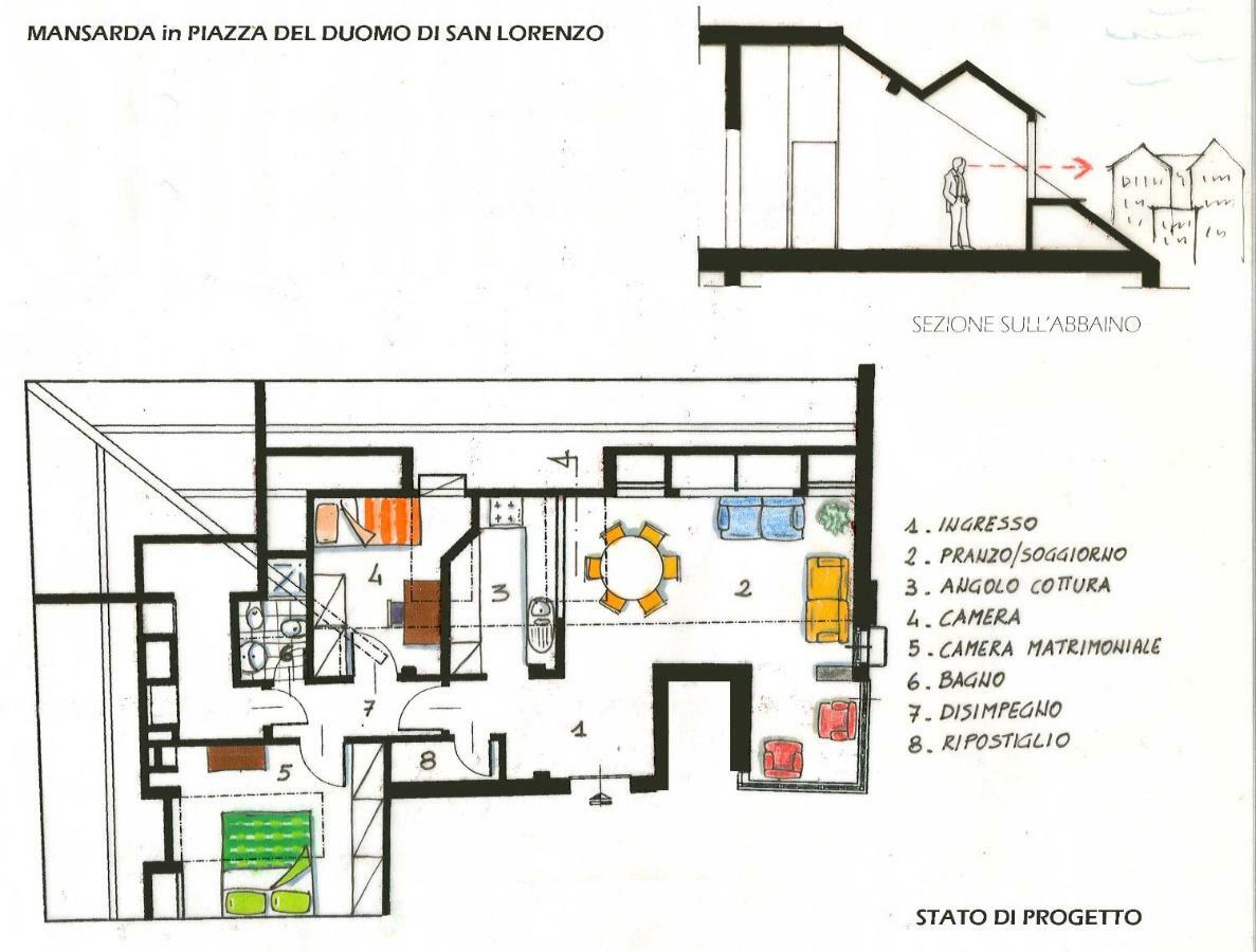 شقة Loft Fronte Cattedrale جنوة المظهر الخارجي الصورة